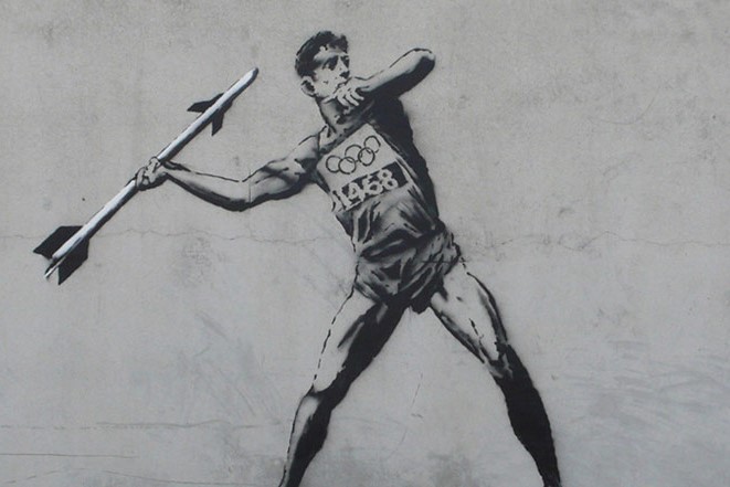 Street art vidí sport jako pouliční hru, poctu hvězdám i kritiku moci peněz