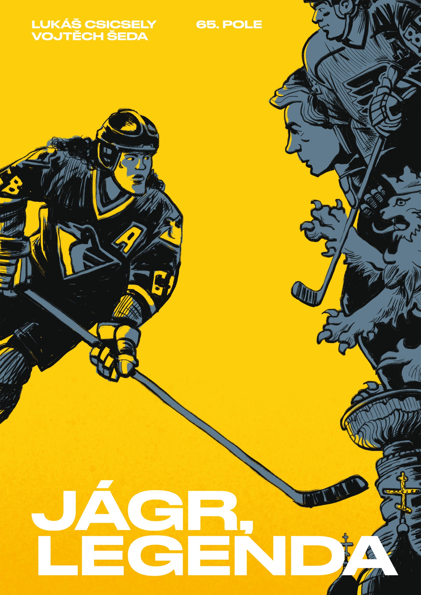 Front cover of the comic Jágr, the legend
