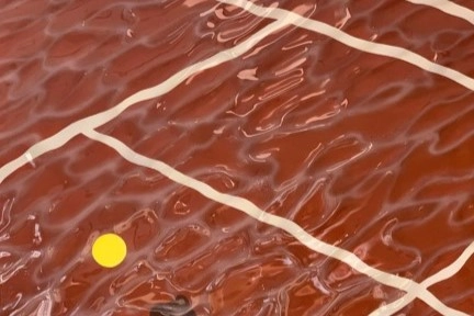 When Tennis Makes Waves: A French Artist Inspired by Sport and the Ocean