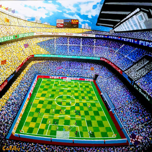 Gonzalo Centelles, Camp Nou Stadium, 2019. Source: Artist's website