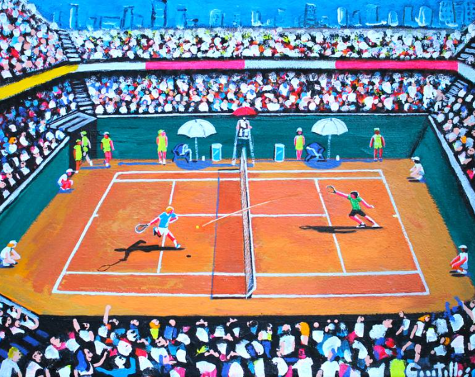 Gonzalo Centelles, Tennis. Zdroj: Saatchi Art