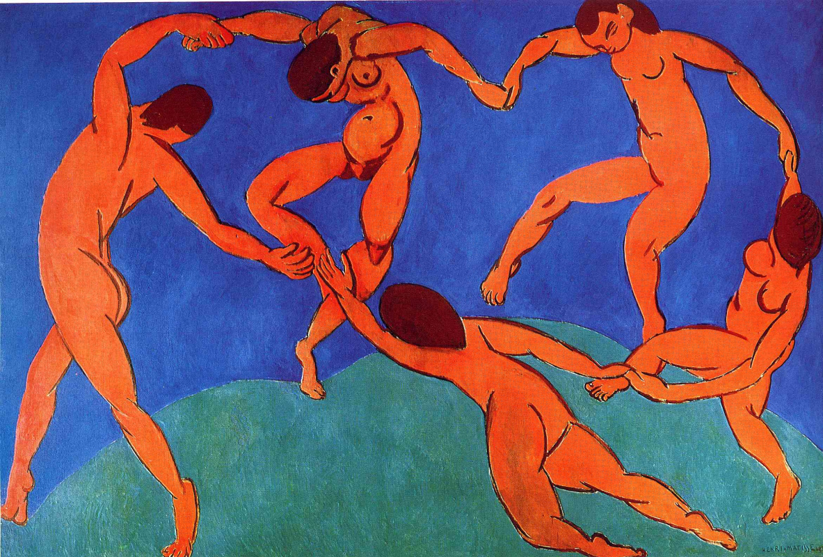 Henri Matisse: Dance, 1910. Source: blog.artsper.com.