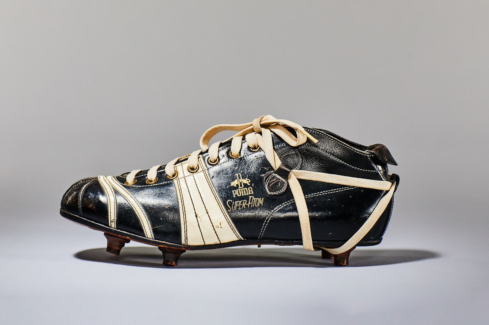 Historic Puma football boots. Source: Design Museum