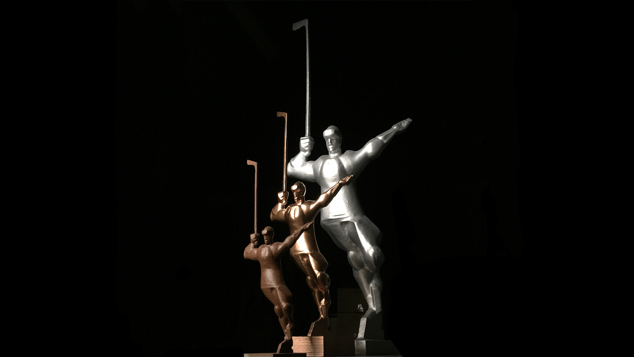 3D tisky soch Zdeňka Němečka. Zdroj: Michaela Režová