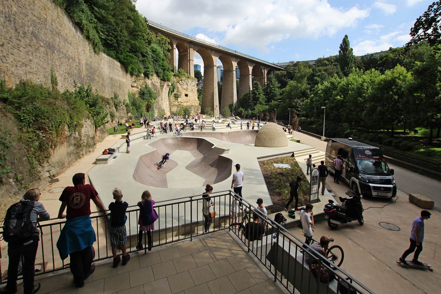 Skatepark Péitruss. Source: Landezine