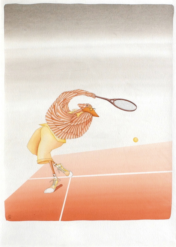 Jean-Paul Griffouliere, La Tennis-Woman. Zdroj: Place Des Arts