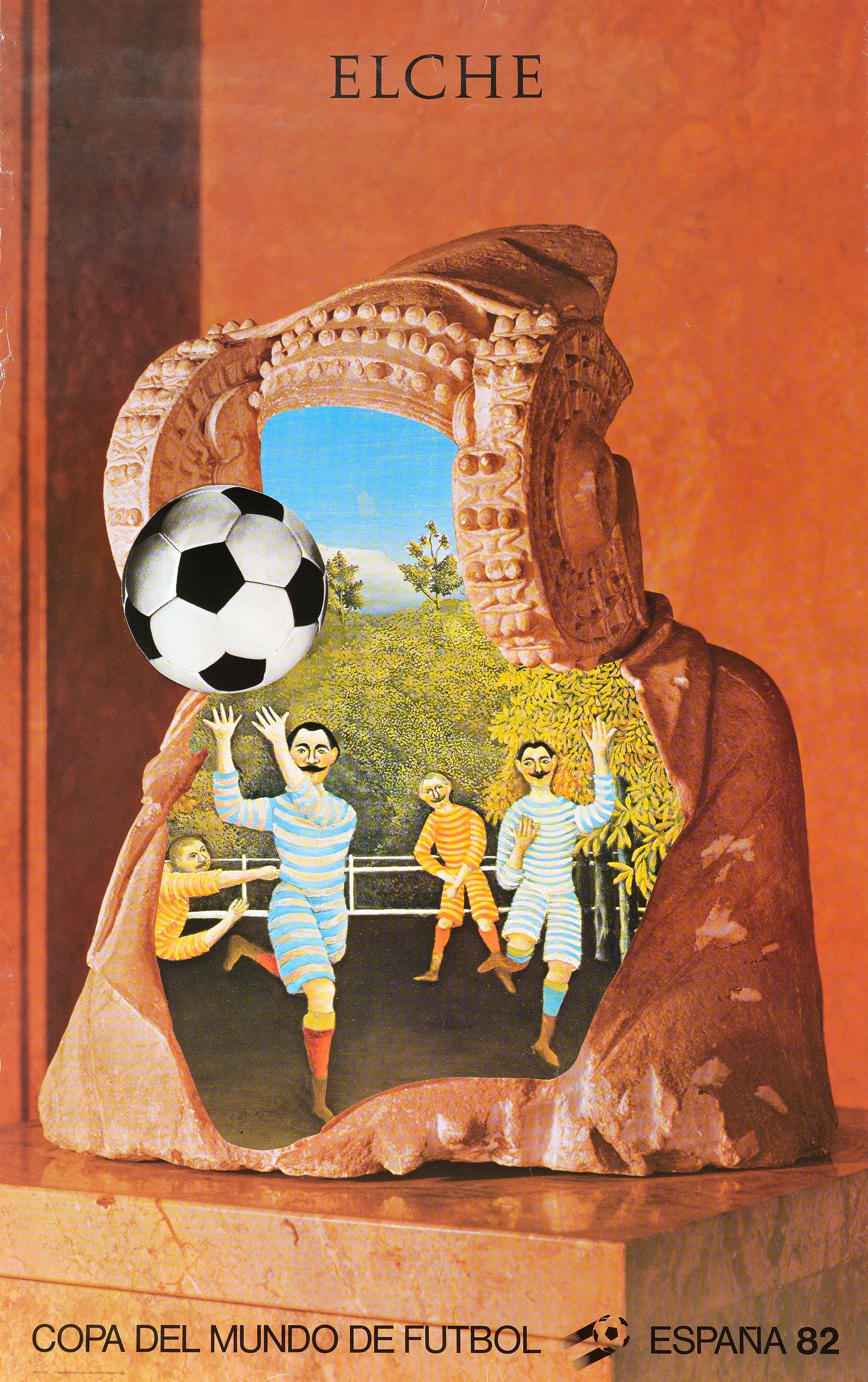 Jiří Kolář, Poster for the 1982 FIFA World Cup, source: Petr Volf