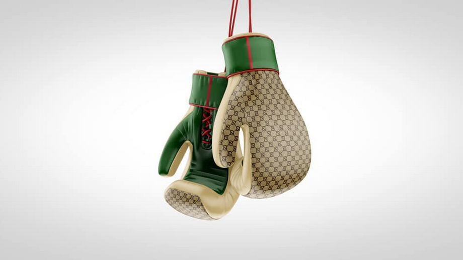 Antonio Brasko, Gucci-Boxing-Gloves-Print, 2019. Zdroj: web autora